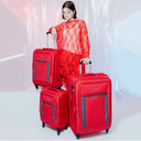 Set de 3 Maletas Montego color Rojo